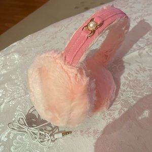 Cozy Pink WIRED Ear-Muffs BRAND NEW --NOT WIRELESS
